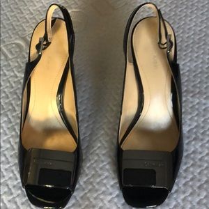 Calvin Klein slung back, heels